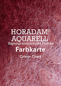 HORADAM Aquarell Supergranulierende Farben - Farbkarte