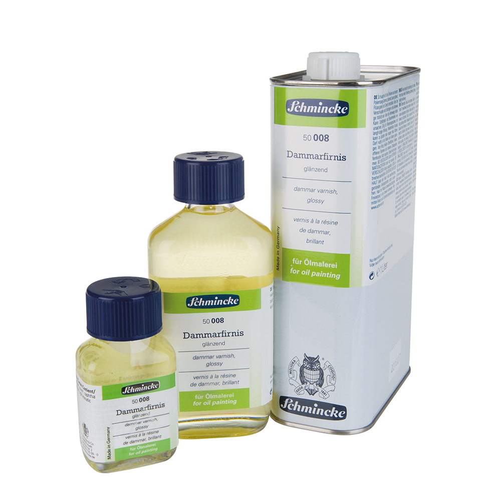 dammar varnish, glossy