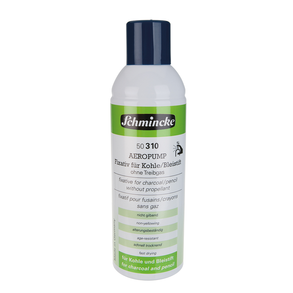 fixative for pencil+charcoal,aeropump
